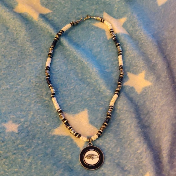 🏈 Handmade Baltimore Ravens Team Necklace 🏈 - Picture 3 of 3